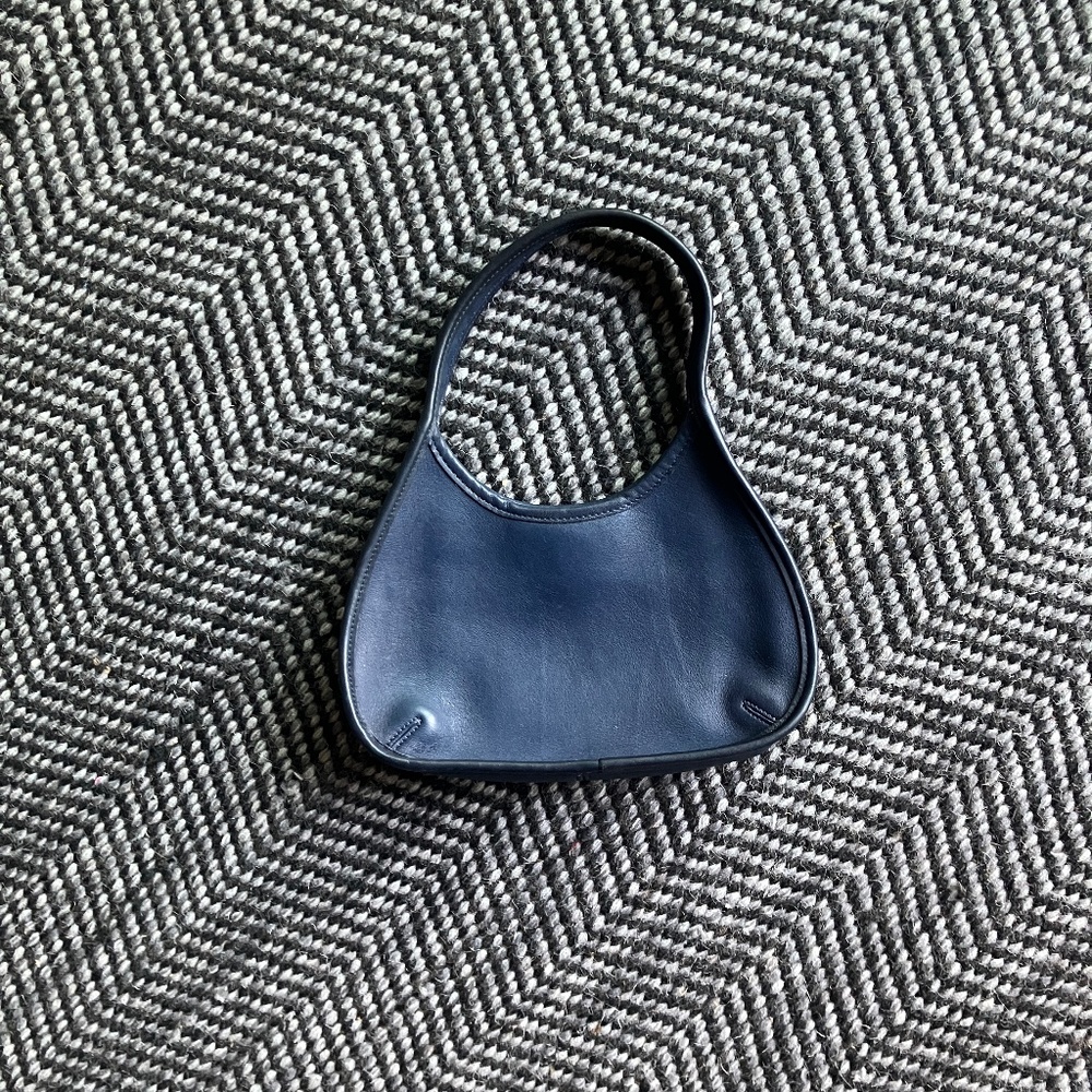 Rare Vintage Coach 9027 Ergo Mini Satchel Bag - Navy Blue